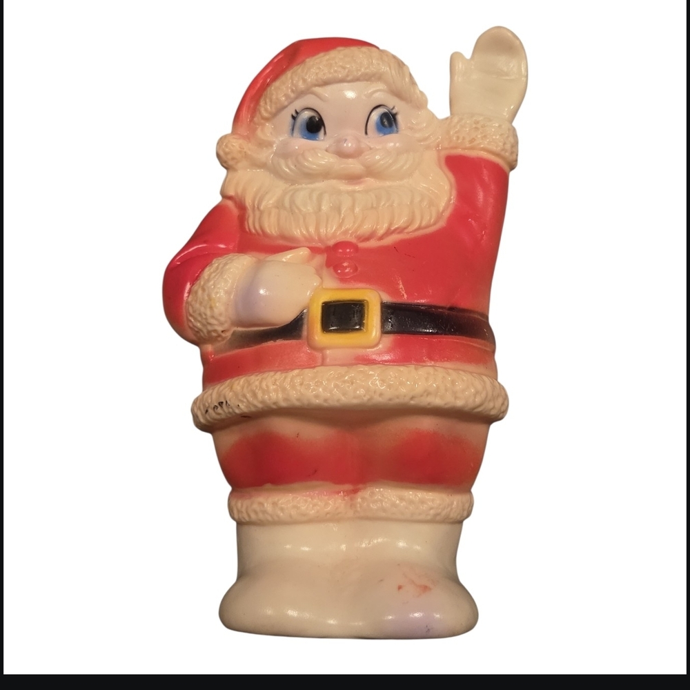Santa Claus Figurine - Red and Cream